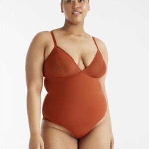 Knix x Ashley Graham Mesh Bodysuit